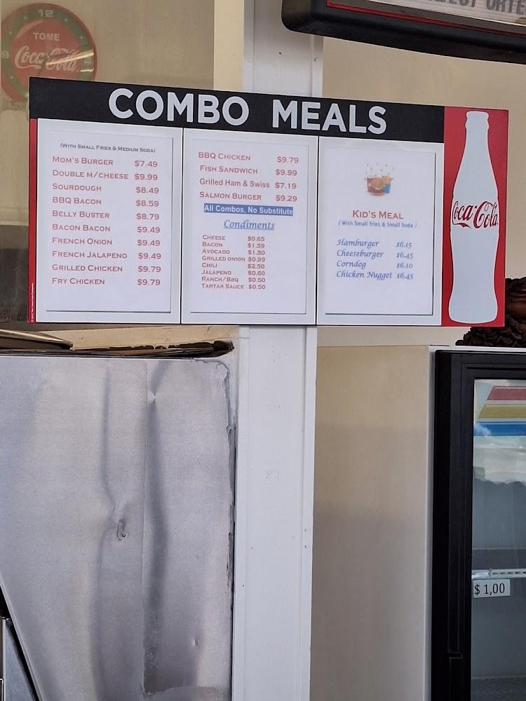 Mom's Old Fashion Burgers Menu image 3