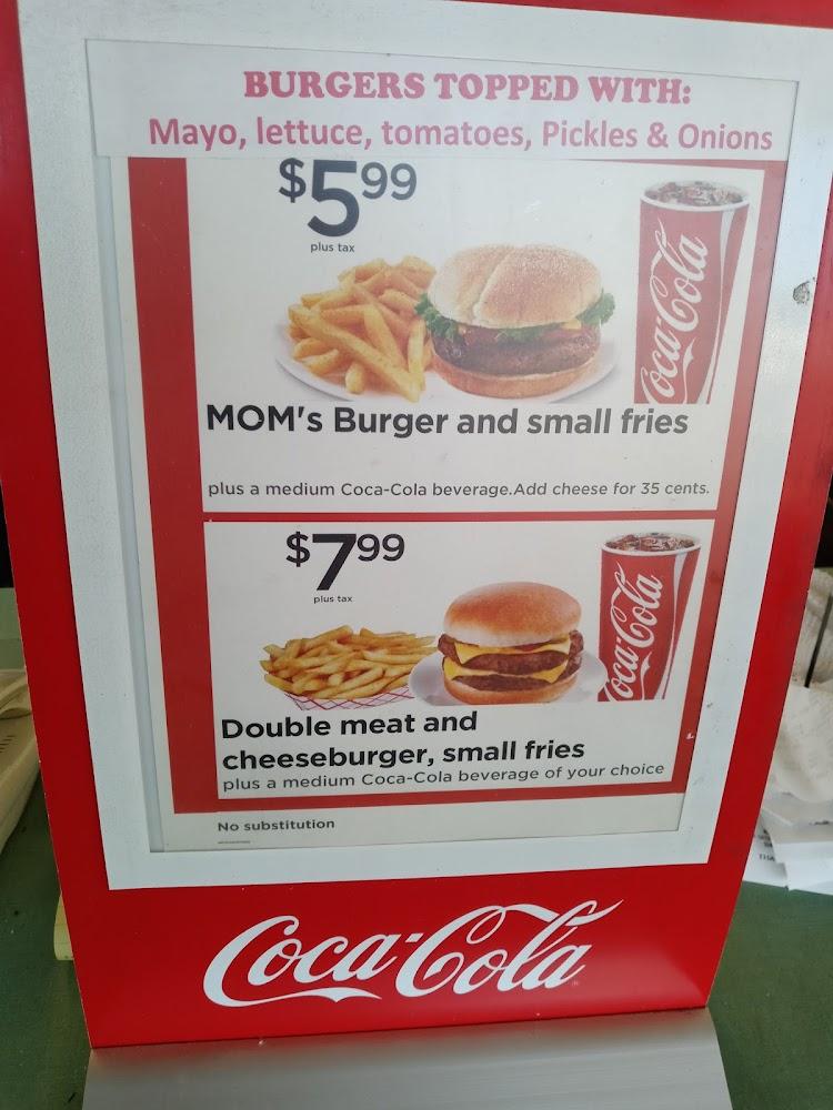Mom's Old Fashion Burgers Menu image 4